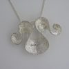 Else and Paul Hughes, silver pendant on chain, Norway, circa 1968 SOLD
