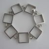 Hans Hansen, silver 'squares' bracelet, Denmark, Danish Silver Designs 1969 London import mark SOLD - Image 2