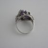 Tri Star, amethyst crystal set cast silver ring, London 1973 SOLD - Image 6