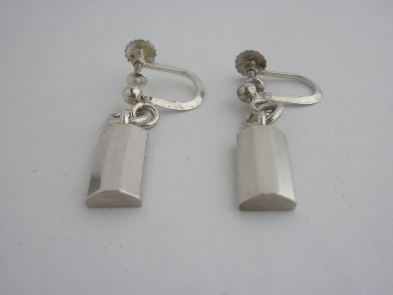 Nordisk Silver Konst, pair of silver earrings, Sweden, 1947 SOLD – John ...