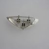 Kordes & Lichtenfels, tiger eye set silver brooch, Germany, circa 1965 SOLD - Image 2