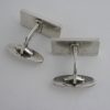 Bent Holse Petersen, for Georg Jensen, pair of silver and oxidized silver cufflinks, #115, Denmark, circa 1964 SOLD - Image 3