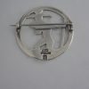 H. G. Murphy, Art Deco silver Saint Christopher brooch, circa 1930 SOLD - Image 2