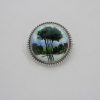 Thomas Lyster Mott, enamel and silver brooch, Birmingham, circa 1920 SOLD