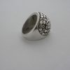 Guy Watson, heavy cast silver bombe ring, London 1970 SOLD - Image 3