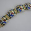 Oystein Balle, silver gilt and enamel bracelet, Norway, 1960s SOLD