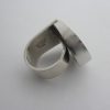 Uwe Moltke, nephrite jade set silver ring, Denmark, circa 1970 SOLD - Image 3