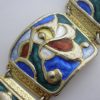Oystein Balle, silver gilt and enamel bracelet, Norway, 1960s SOLD - Image 3