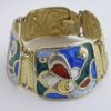 Oystein Balle, silver gilt and enamel bracelet, Norway, 1960s SOLD - Image 2