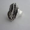 Guy Watson, cast silver brutalist ring, London 1973 SOLD - Image 3