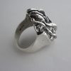 Guy Watson, cast silver brutalist ring, London 1973 SOLD - Image 4