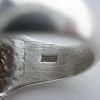 Guy Watson, cast silver brutalist ring, London 1973 SOLD - Image 7