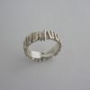 Jane Watling of Lacock, cast silver ring, London 2002 SOLD - Image 3