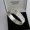 Jane Watling of Lacock, cast silver bangle, London 1987 SOLD