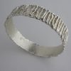 Jane Watling of Lacock, cast silver bangle, London 1987 SOLD - Image 2