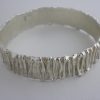 Jane Watling of Lacock, cast silver bangle, London 1987 SOLD - Image 3