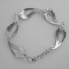 Jane Watling of Lacock, cast 'Paisley' link silver bracelet, circa 2005 SOLD - Image 2
