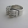 Anna-Greta Eker, for Norway Plus Designs Studios, 'Bend' silver ring, Norway, circa 1968 SOLD - Image 2