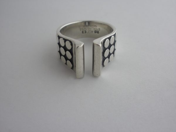 Anna-Greta Eker, for Norway Plus Designs Studios, 'Knott' silver ring, Norway, circa 1968 SOLD