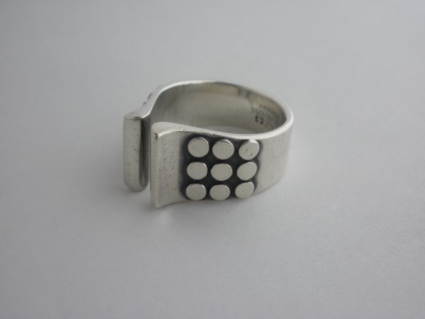 Anna-Greta Eker, for Norway Plus Designs Studios, 'Knott' silver ring, Norway, circa 1968 SOLD - Image 2