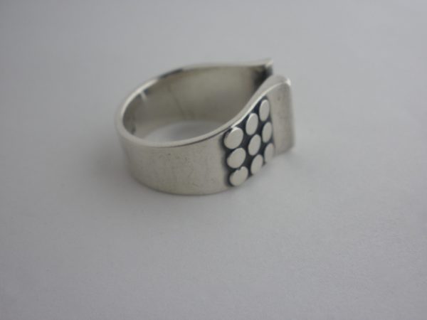 Anna-Greta Eker, for Norway Plus Designs Studios, 'Knott' silver ring, Norway, circa 1968 SOLD - Image 3