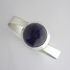 Ake Lindstrom, for Bengt Hallberg, cabochon amethyst set silver bangle, Sweden, circa 1965 SOLD - Image 2