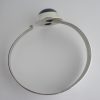 Ake Lindstrom, for Bengt Hallberg, cabochon amethyst set silver bangle, Sweden, circa 1965 SOLD - Image 4