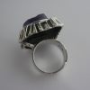 Pentti Sarpaneva, for Turun Hopea, amethyst crystal set silver ring, Finland, 1976 (Ref HH) - Image 6