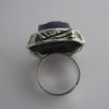 Pentti Sarpaneva, for Turun Hopea, amethyst crystal set silver ring, Finland, 1976 (Ref HH) - Image 7