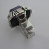 Pentti Sarpaneva, for Turun Hopea, amethyst crystal set silver ring, Finland, 1976 (Ref HH) - Image 9