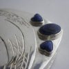 P. G. (untraced), silver heart shaped lapis lazuli set box, Birmingham 1997 SOLD - Image 4