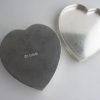 P. G. (untraced), silver heart shaped lapis lazuli set box, Birmingham 1997 SOLD - Image 5