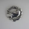 Kristian Mohl-Hansen for Georg Jensen, silver dove brooch, #123, Denmark, 1952 London marks SOLD