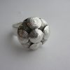 Elis Kauppi for Kupittaan Kulta, silver ring, Finland, circa 1970 SOLD