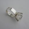 Erik Granit, a rock crystal set silver ring, Finland 1973 SOLD - Image 3