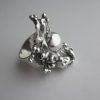 Pentti Sarpaneva for Turun Hopea, 830 standard silver ring, Finland, 1969 (CODE HH) - Image 2