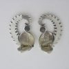 Arno Malinowski for Georg Jensen, pair of silver ear clips, #112, post 1945 SOLD - Image 3