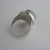 Harald Nielsen for Georg Jensen, haematite set silver ring, #46F, Denmark, London import mark for 1977 SOLD - Image 5