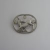 Arno Malinowski, for Georg Jensen, silver 'Kneeling Deer' brooch, #256, London marks for 1957 SOLD