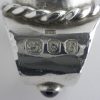 Michael Allen Bolton, black onyx and garnet silver ring, London 1976 SOLD - Image 6