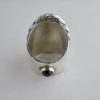 Michael Allen Bolton, black onyx and garnet silver ring, London 1976 SOLD - Image 4