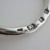 Michael Allen Bolton, garnet set silver torque bangle, London 1976 SOLD - Image 3