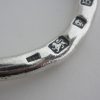 Michael Allen Bolton, garnet set silver torque bangle, London 1976 SOLD - Image 4