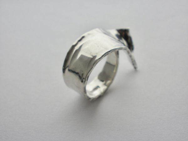 Rey Urban, for Age Fausing, silver ring, Denmark, 1972 London import mark - Image 2