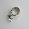 Rey Urban, for Age Fausing, silver ring, Denmark, 1972 London import mark - Image 6