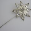 Michael Allen Bolton, substantial silver and rock crystal stickpin brooch, London 1986 SOLD