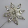 Michael Allen Bolton, substantial silver and rock crystal stickpin brooch, London 1986 SOLD - Image 2