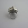 DEM & Co (not known), silver beaded ring, London 1967 (Ref S025) SOLD - Image 3