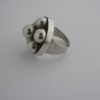 DEM & Co (not known), silver beaded ring, London 1967 (Ref S025) SOLD - Image 4