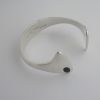 Bent Gabrielsen for Hans Hansen, silver and black enamel torc bangle, #213E, Denmark, 1964 Sheffield import marks (Ref S033) SOLD - Image 2